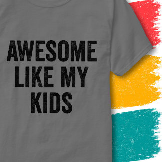 T-shirt Citation de Famille Drôle Vintage Génial Comme Mes