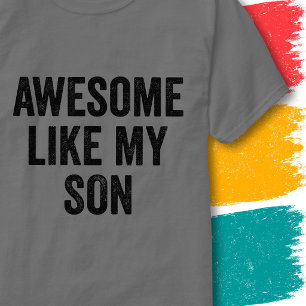 T-shirt Citation de Famille Drôle Vintage Génial Comme Mon