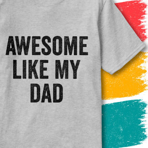 T-shirt Citation de Famille Drôle Vintage Génial Comme Mon