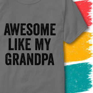 T-shirt Citation de Famille Drôle Vintage Génial Comme Mon