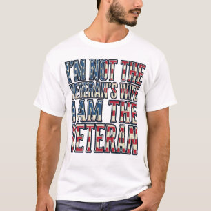 T-shirt Citation de femme de vétéran Design vectoriel patr
