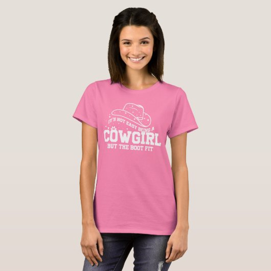 T-shirt Citation de fille (Devant entier)