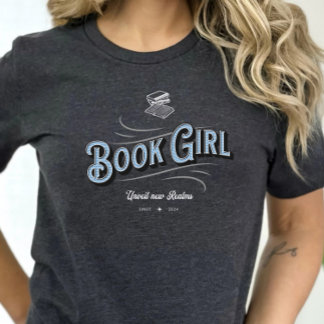 T-shirt Citation de fille de livre pour lecteurs