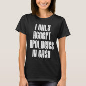 T-shirt Citation de fille Sassy (Devant)