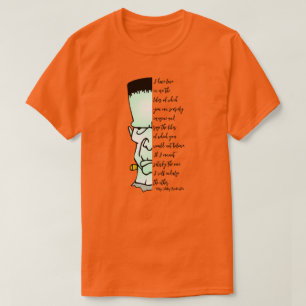 T-shirt Citation de Frankenstein's Monster, Shelley Love &