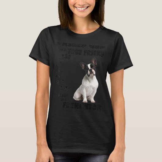 T-shirt Citation de Frenchton mignonne Maman Froston Papa  (Devant)