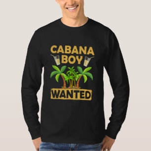 T-shirt Citation de garçon Cabana I Party Summer Beach Poo