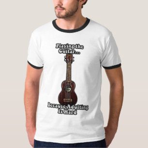 T-shirt citation de guitare inspirante pour les amateurs d