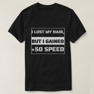 T-shirt Citation de joueur chauve drôle Perte de cheveux V