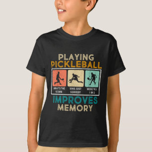 T-shirt Citation de joueur de pickleball amusant Picklebal