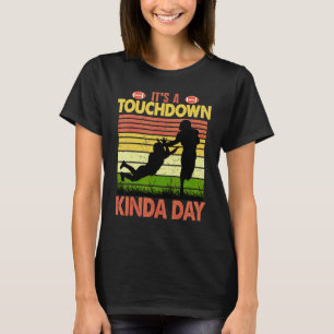 T-shirt Citation de jour de match de football C'est une jo