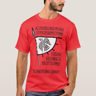 T-shirt Citation de la bannière Viking Raven