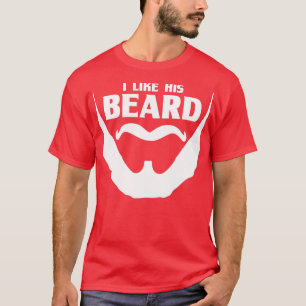 T-shirt Citation De La Barbe J'Aime Sa Barbe