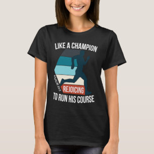 T-shirt Citation de la Bible chrétienne Cours Son Cours Ci