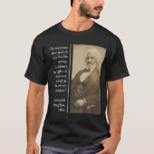 T-shirt Citation de la censure de Frederick Douglass (Devant)
