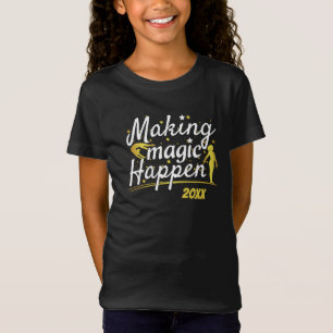 T-Shirt Citation de la gymnastique féminine faisant la mag