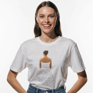 T-shirt Citation de la mariée