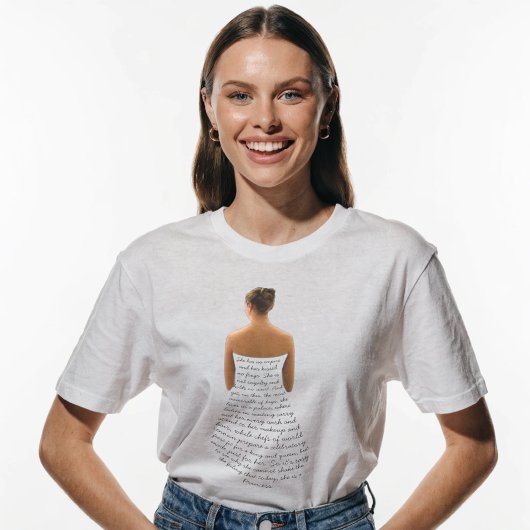T-shirt Citation de la mariée