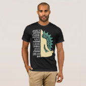 T-shirt Citation de la méditation bouddhiste yoga (Devant entier)