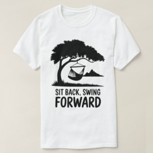 T-shirt Citation de la nature de l'arbre à scier Hammock