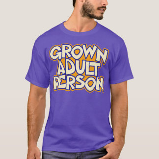 T-shirt Citation de la personne adulte