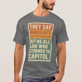 T-shirt Citation de la responsabilité politique de l'émeut
