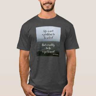 T-shirt Citation de la vie de la philosophie Kierkegaard