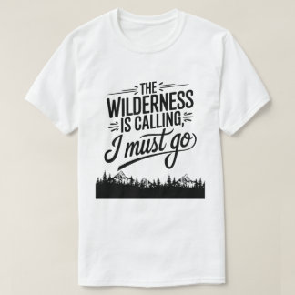 T-shirt Citation de l'amoureux de la nature forestière