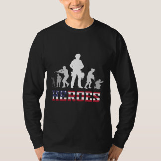 T-shirt Citation de l'Armée militaire des anciens combatta