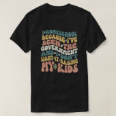 T-shirt Citation de l'école d'accueil Couleurs de texte pe (Design devant)