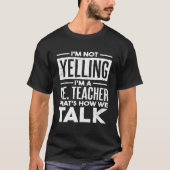 T-shirt Citation de l'enseignant Pe pour les enseignants e (Devant)