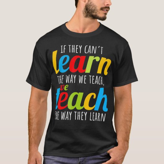 T-shirt Citation de l'enseignant SPED inspirée par l'ensei (Devant)