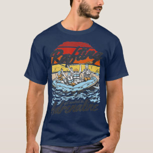 T-shirt Citation de l'équipe de rafting vintage, Rafting s