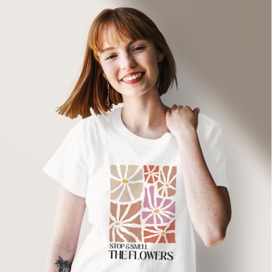 T-shirt Citation de l'inspiration du Boho Flowers
