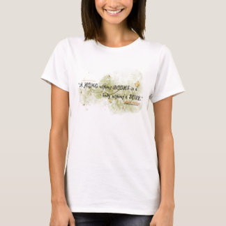 T-shirt Citation de livre - Blouse pour dames