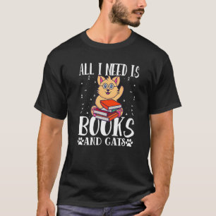 T-shirt Citation de livre Chat  Jeux de mots Livre Lecture