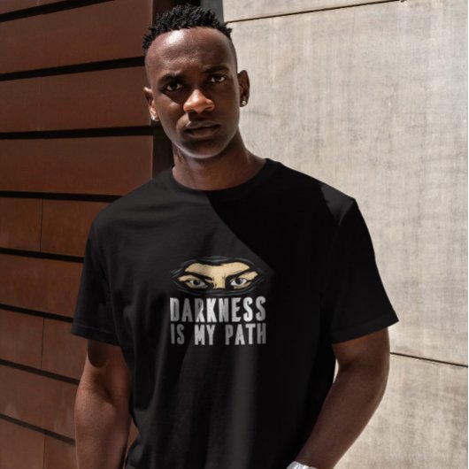 T-shirt Citation de l'obscurité du masque Ninja