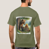 T-shirt Citation de l'ours au miel fort (Dos)