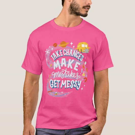 T-shirt Citation de Magic Schoolbus Frizzle vintage (Devant)