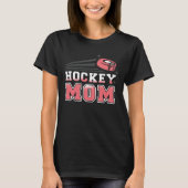 T-shirt Citation de maman du sport de hockey (Devant)