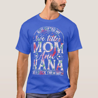 T-shirt Citation de maman et grand-mère Famille Humour Tex