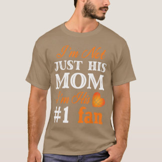 T-shirt Citation de maman fan de basket-ball pour femmes f
