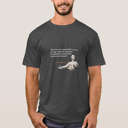 T-shirt Citation De Marcus Tullius Cicero (Devant)