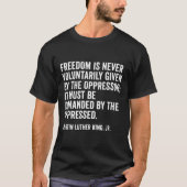 T-shirt Citation de Martin Luther King Jr (Devant)