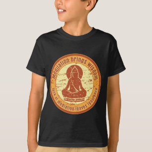 T-shirt Citation de méditation de Bouddha