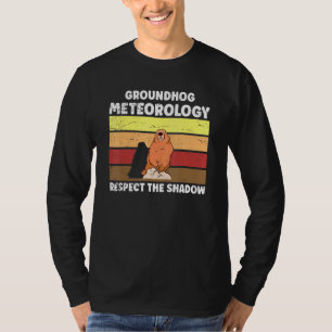 T-shirt Citation de météorologie du jour du marmotte pour 