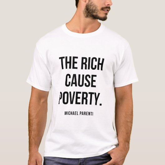 T-shirt citation de Michael Parenti (Devant)