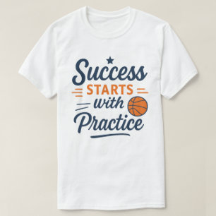 T-shirt Citation de motivation de basketball pour la prati