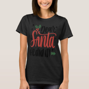 T-shirt Citation de Noël Dire de mignons enfants filles ga