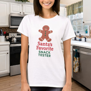 T-shirt Citation de Noël drôle de goûteuse